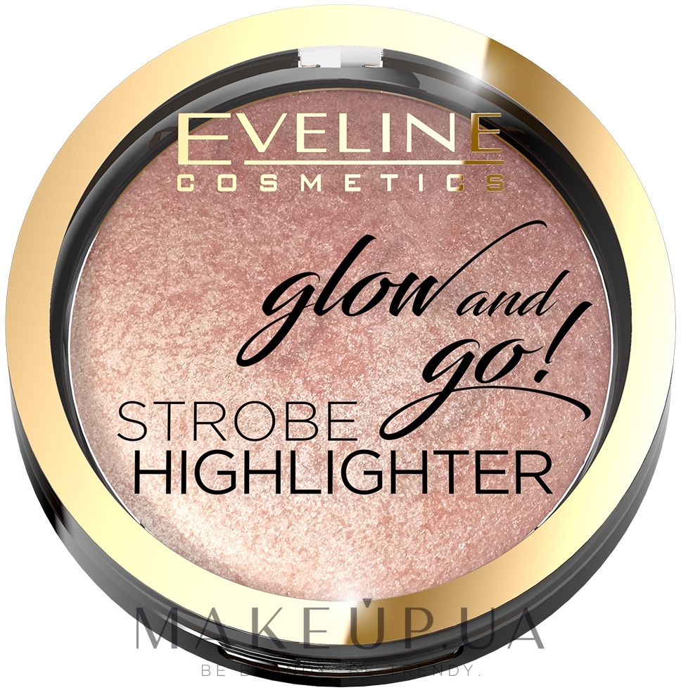 Хайлайтер для обличчя - Eveline Cosmetics Glow and Go! Strobe Highlighter — фото Gentle Gold