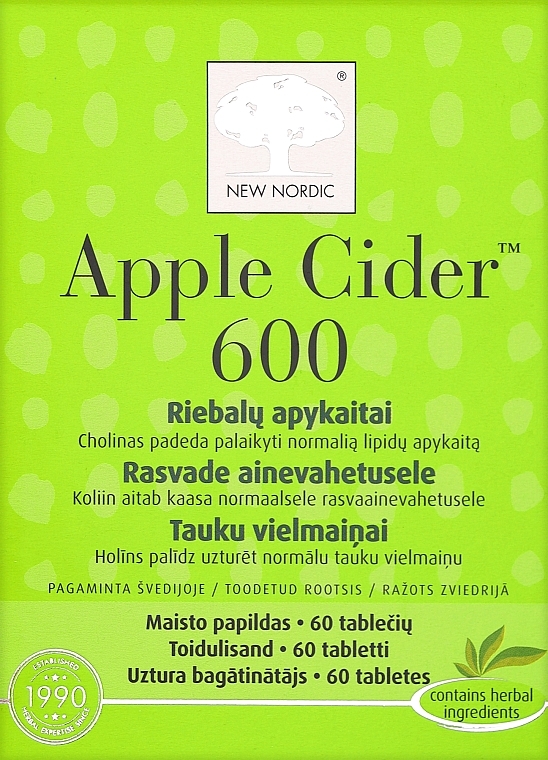 Харчова добавка для схуднення - New Nordic Apple Cider — фото N1