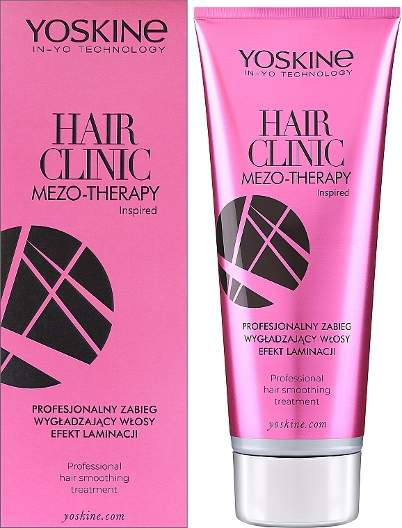 Професійний розгладжувальний засіб для волосся - Yoskine Hair Clinic Mezo-therapy Professional Hair Smoothing Treatment — фото N2
