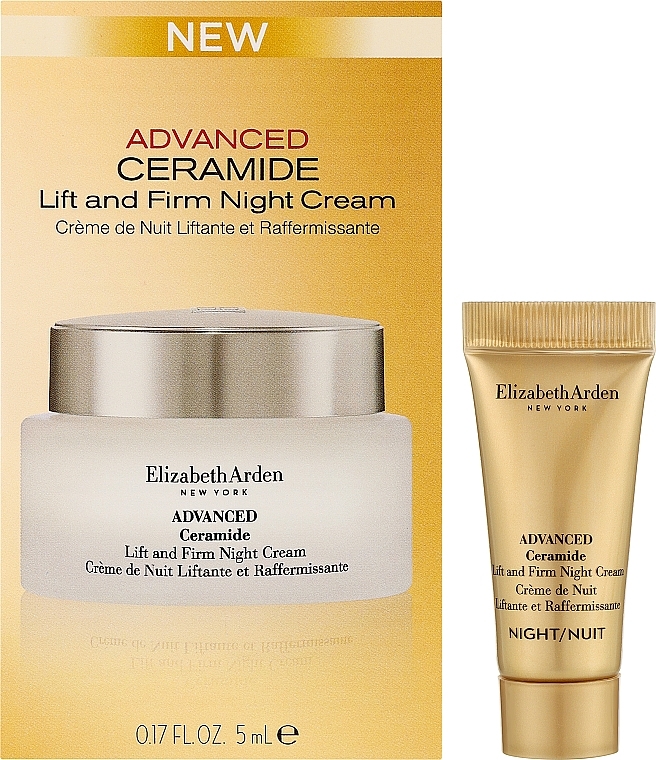 Подтягивающий и укрепляющий ночной крем - Elizabeth Arden Advanced Ceramide Lift and Firm Night Cream (мини) — фото N2