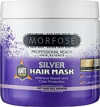 Маска антижелтая для волос - Morfose Silver Hair Mask — фото N1