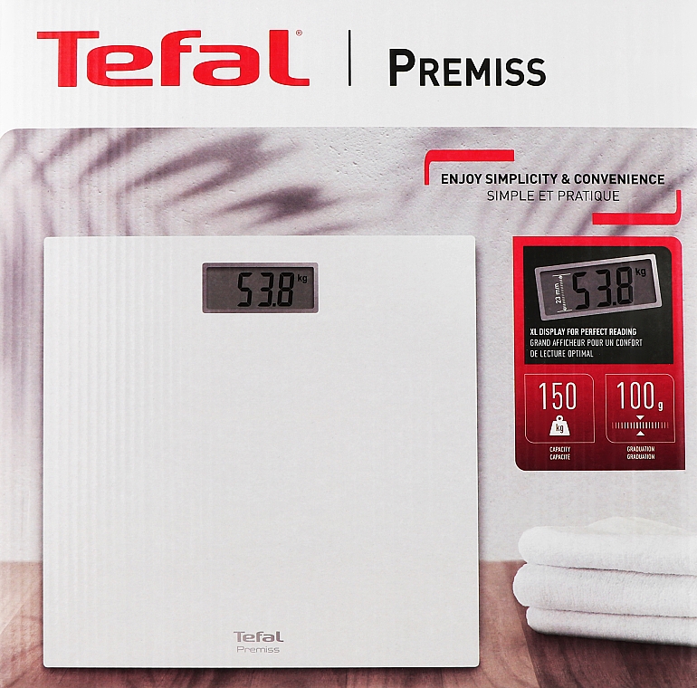 Весы напольные PP1401V0 - Tefal Premiss — фото N2