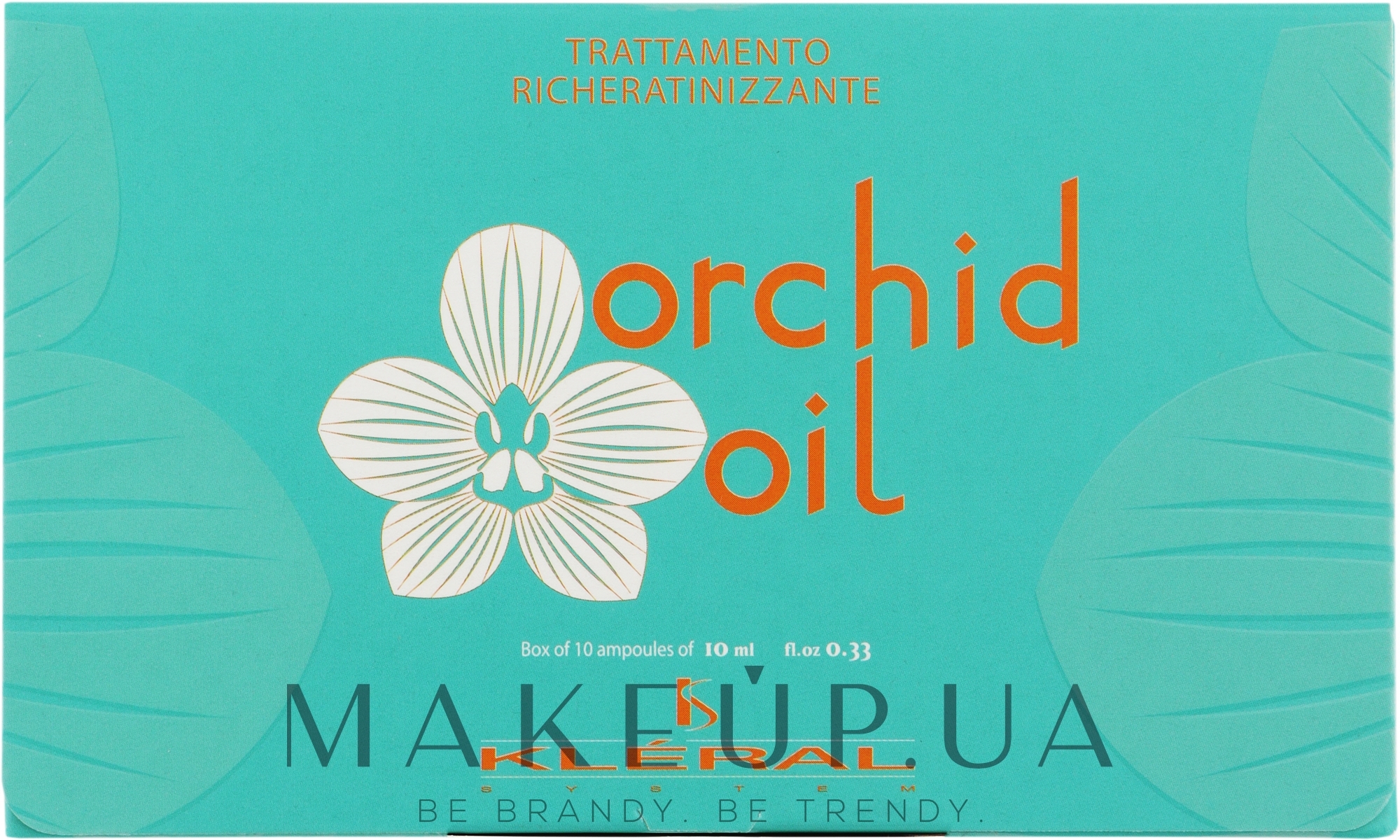 Ампулы с маслом орхидеи для укрепления и питания волос - Kleral System Orchid Oil Vials — фото 10x10ml