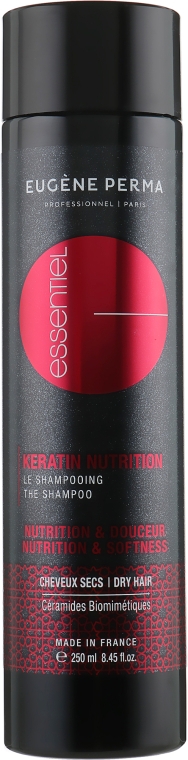 Шампунь с кератином "Интенсивно-питательный" - Eugene Perma Essentiel Keratin Nutrition Shampoo — фото N3
