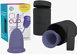 Парфумерія, косметика Силіконова менструальна чаша, розмір 1 (S) - Claripharm Claricup Menstrual Cup