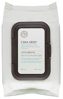 Очищувальні серветки з екстрактом насіння чіа - The Face Shop Chia Seed Fresh Cleansing Wipes