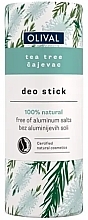 Парфумерія, косметика Натуральний дезодорант із чайним деревом - Olival Tea Tree Deo Stick