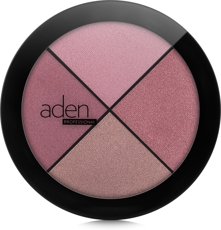 Палетка рум'ян - Aden Cosmetics Blusher Palette — фото N2
