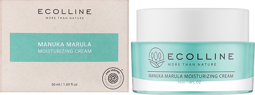 Зволожувальний крем для обличчя з медом манука та олією марули - Ecolline Manuka Marula Moisturizing Cream — фото N2