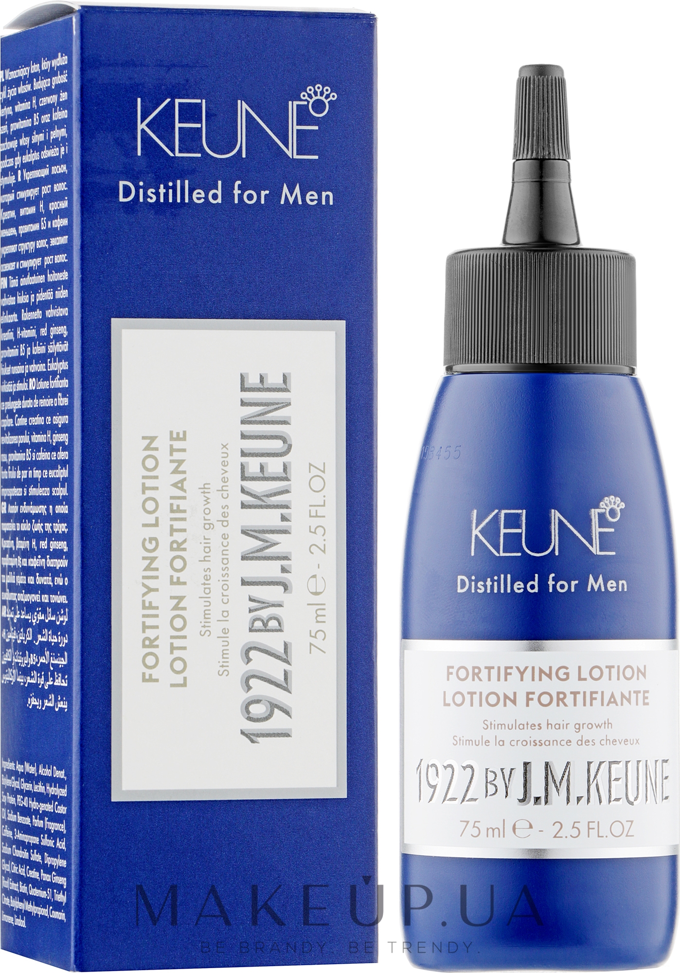 Лосьйон для чоловічого волосся "Зміцнювальний" - Keune 1922 Fortifying Lotion Distilled For Men — фото 75ml