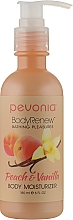 Зволожувальне молочко "Персик-ваніль" для тіла - Pevonia Botanica Tropicale BodyRenew Bathing Pleasures Peach-Vanilla Body Moisturizer — фото N1