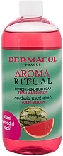 Рідке мило "Свіжий кавун" - Dermacol Aroma Ritual Liquid Soap Fresh Watermelon (змінний блок) — фото N1