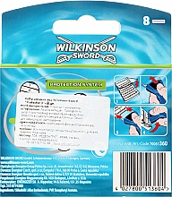 Сменные лезвия для бритья, 8 шт - Wilkinson Sword Protector 3 Blades — фото N2