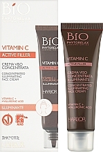 Концентрированный крем-филлер с витамином С и гиалуроновой кислотой - Phytorelax Laboratories Active Filler Vitamin C Concentrated Illuminating Face Cream — фото N2