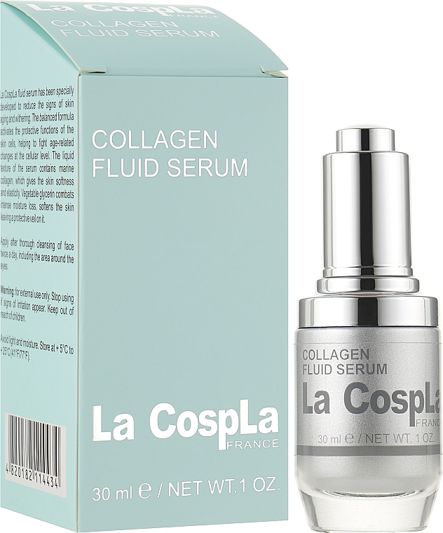Сироватка-флюїд з колагеном - La Cospla Collagen Fluid Serum — фото N2
