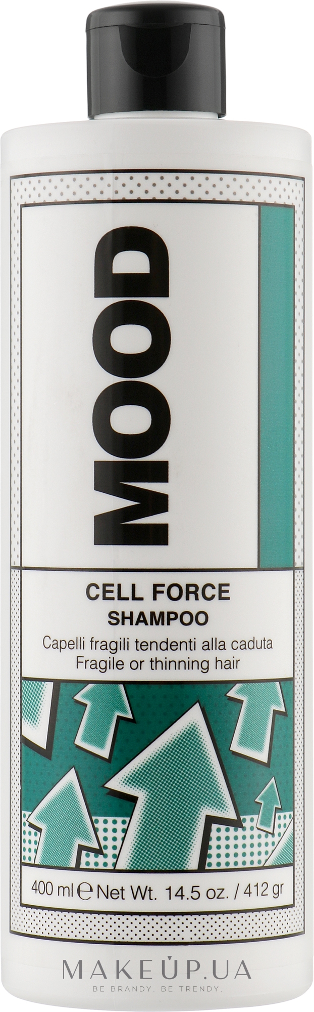 Шампунь для ослабленных, склонных к выпадению волос - Mood Cell Force Shampoo — фото 400ml
