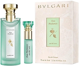 Bvlgari Eau Parfumee au The Vert - Набір (edc/75ml + shm/75ml + sh/gel/75ml + cond/75ml + b/lot/75ml + soap/75g + soap/50g + wipe/2x12g) — фото N1