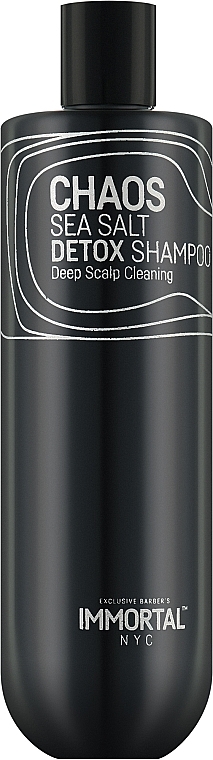 Шампунь для глубокой очистки и восстановления - Immortal Nyc Chaos Sea Salt Detox Shampoo — фото N1