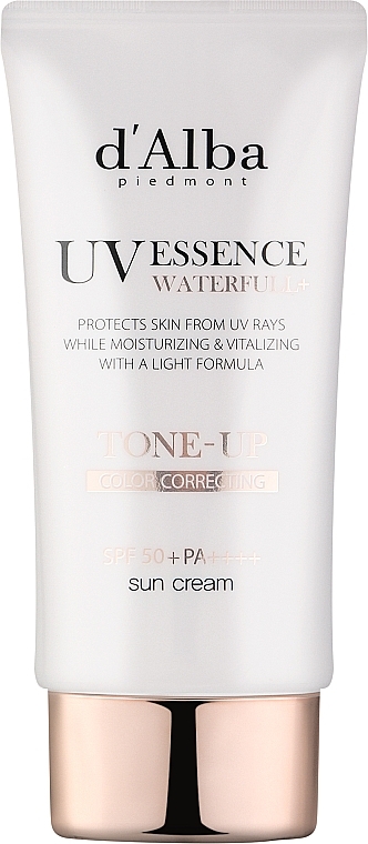 Солнцезащитная эссенция c тонирующим эффектом - D'Alba Waterfull Uv Essence Tone-Up Sun Cream SPF 50+PA+++