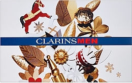 Парфумерія, косметика Набір - Clarins Men Hydrating (balm/125ml + gel/30ml + shm/sh/gel/30ml + oil/3ml + bag)