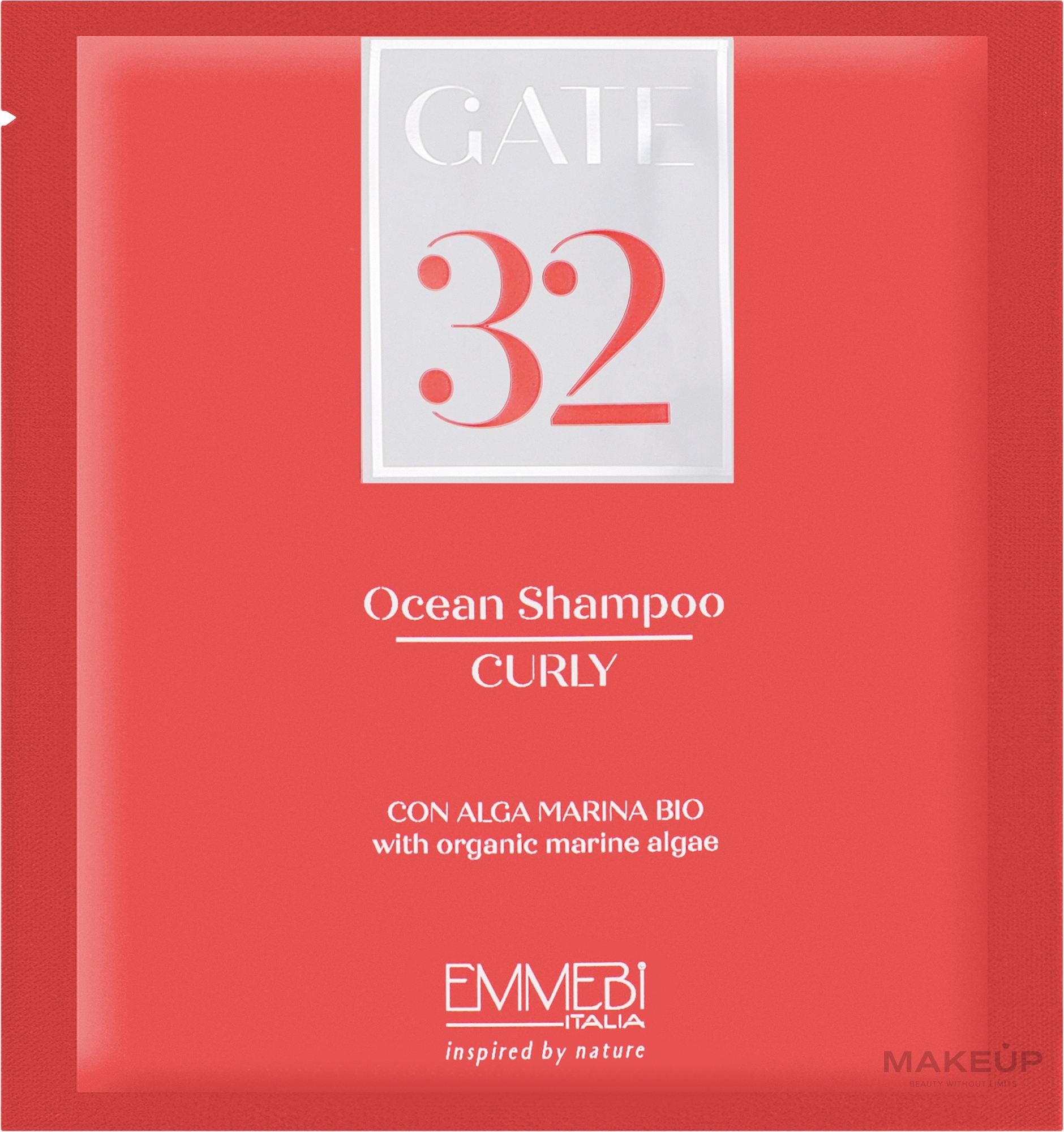 Шампунь для в’юнкого волосся - Emmebi Italia Gate 32 Wash Ocean Shampoo Curly (пробник) — фото 10ml