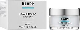 Маска для обличчя "Гіалуронік" - Klapp Hyaluronic Mask — фото N2
