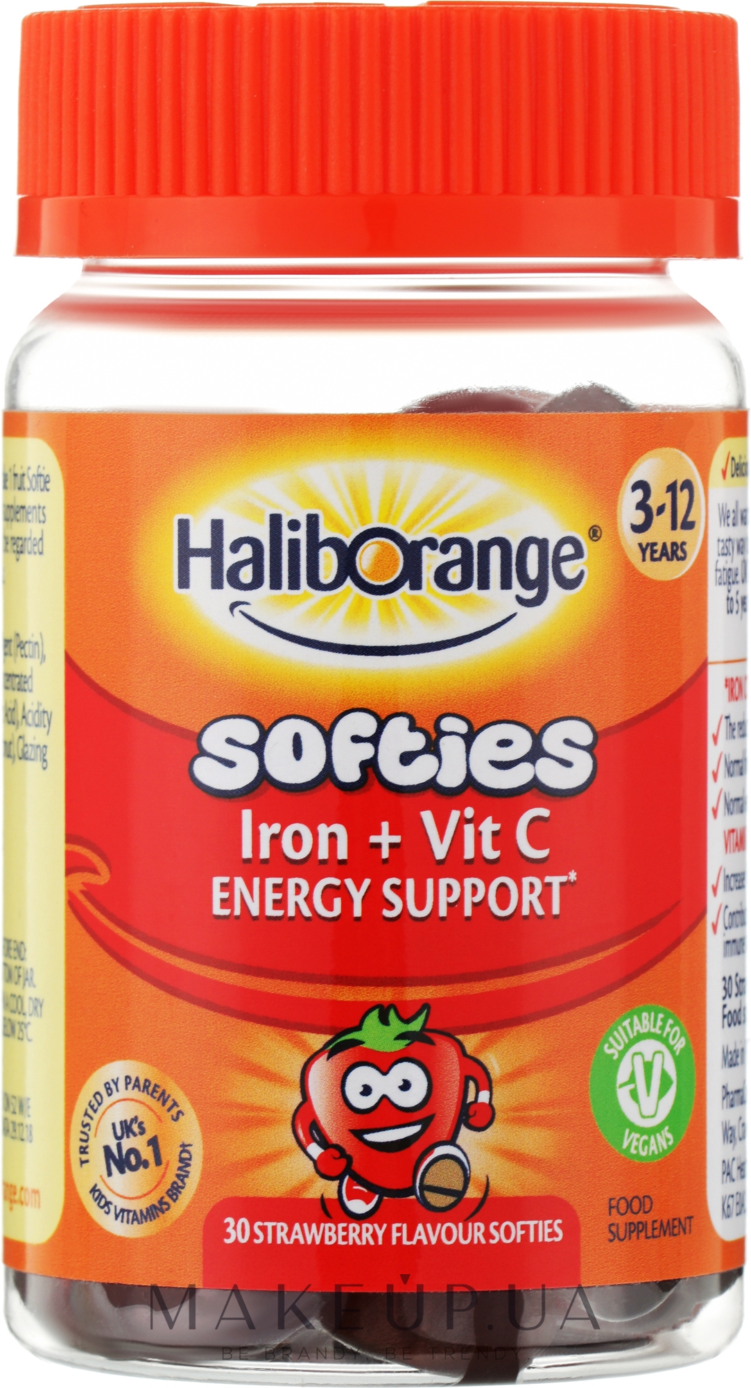 Пищевая добавка для детей "Железо и Витамин C" - Haliborange Kids Iron & Vitamin C — фото 30шт