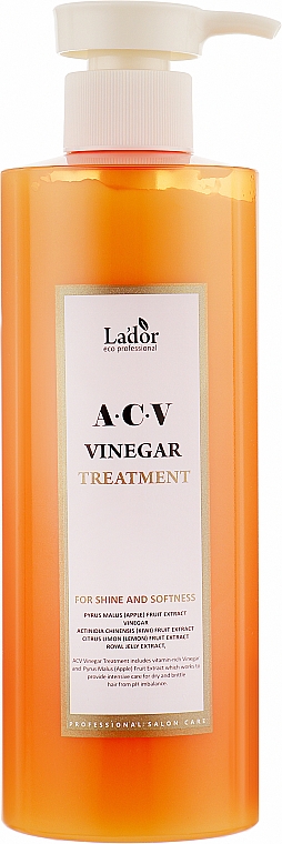 Маска для волосся з яблучним оцтом - La’dor ACV Vinegar Treatment — фото N3