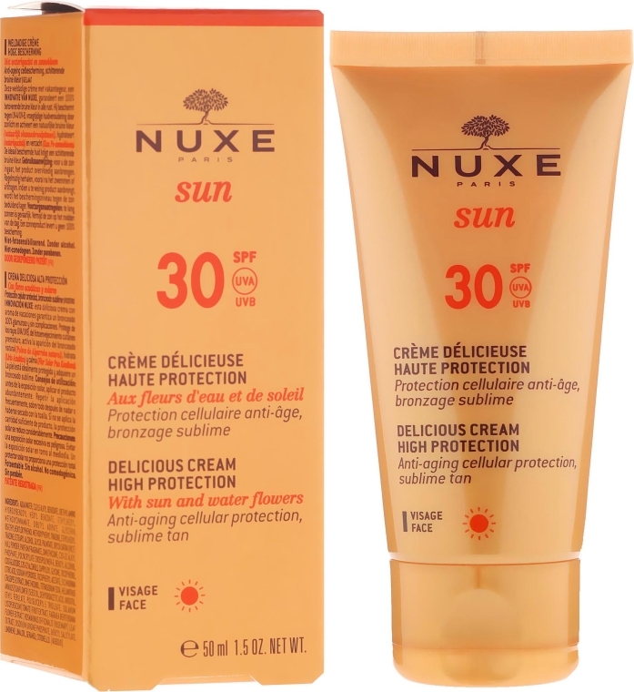 Сонцезахисний крем для обличчя - Nuxe Sun Delicious Face Cream SPF 30 — фото N1