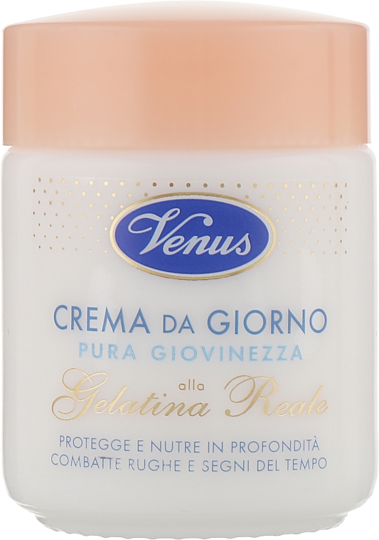 Денний крем для обличчя з бджолиним молочком - Venus Crema Giorno Gelatina Reale