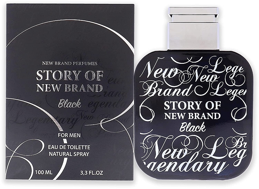 New Brand Story Of New Brand Black - Туалетная вода — фото N2