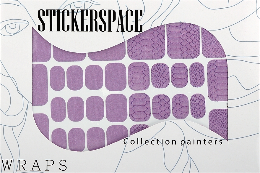 Дизайнерські наклейки для педикюру "Lilo pedi" - StickersSpace — фото N1