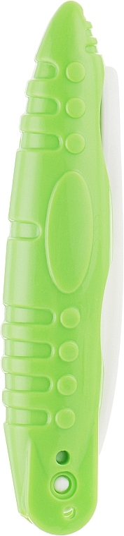 Зубна щітка з відкидною ручкою, зелена - Sts Cosmetics — фото N2