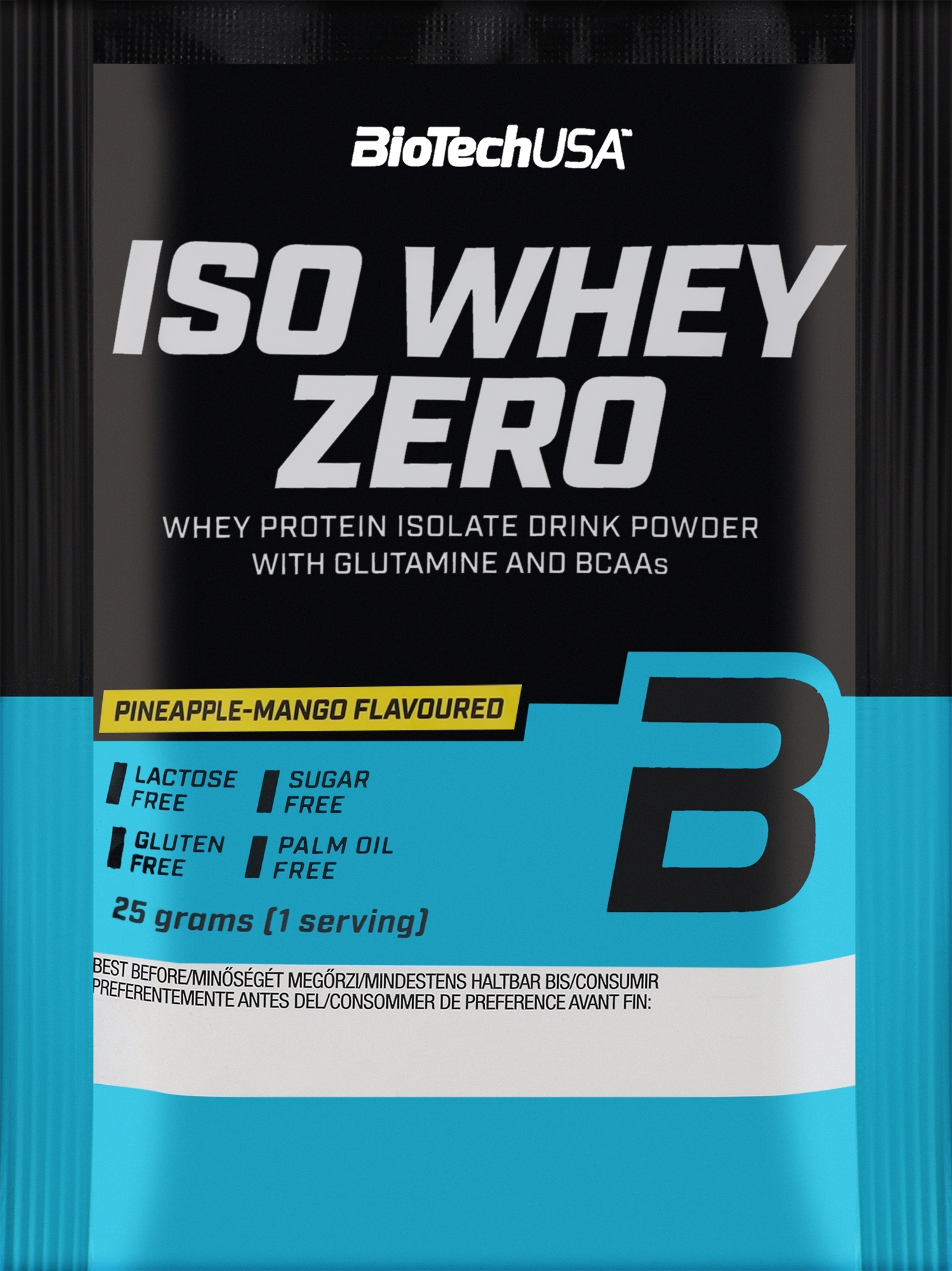  Протеїн "Ананас-манго"  - BiotechUSA ISO Whey Zero Lactose Free Pineapple-Mango — фото 25g