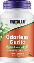 Экстракт чеснока без запаха, мягкие капсулы - Now Foods Odorlees Garlic Softgels — фото N1