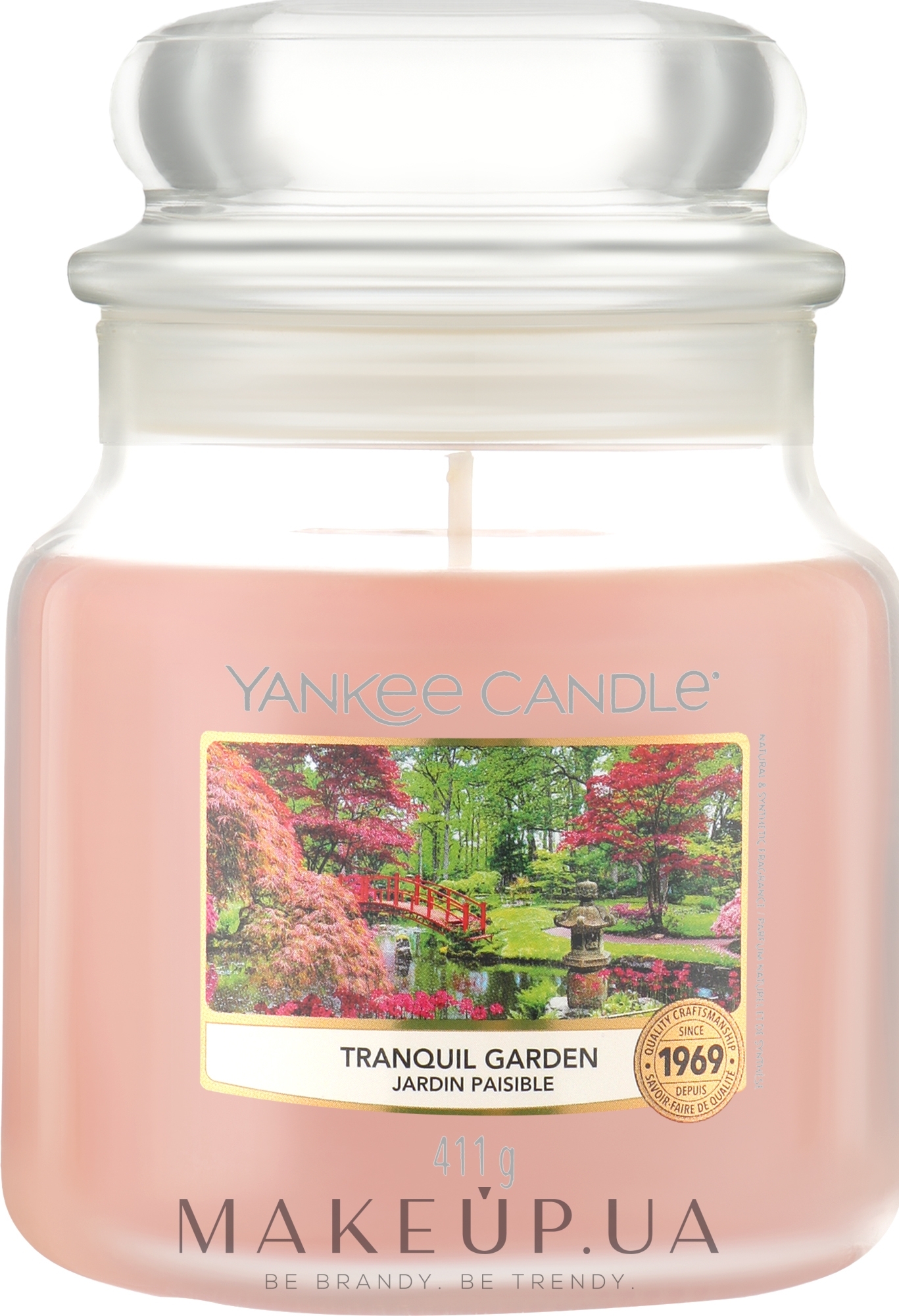 Ароматична свічка у банці - Yankee Candle Tranquil Garden Candle — фото 411g