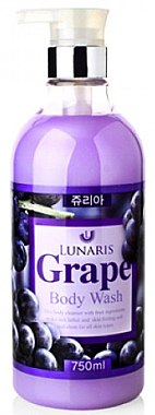 Гель для душу, з екстрактом винограду  - Lunaris Body Wash Grape — фото N1