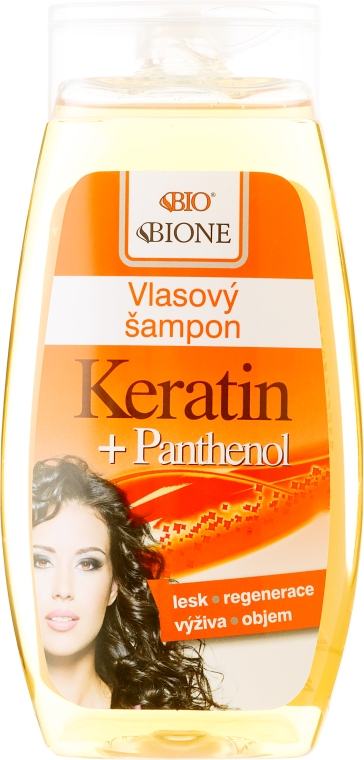Шампунь для волосся - Bione Cosmetics Keratin + Panthenol Hair Shampoo