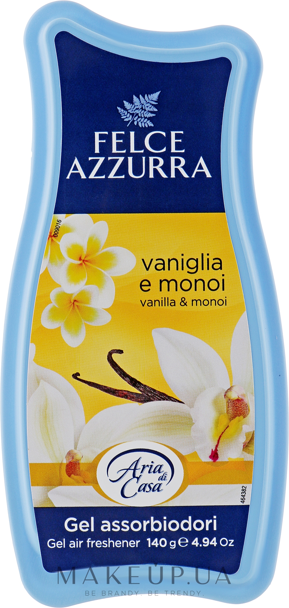 Освіжувач - Felce Azzurra Gel Air Freshener Vanilla & Monoi — фото 140g