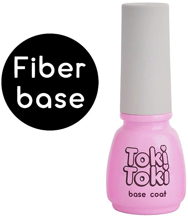 Файбер-база для нігтів - Toki-Toki Fiber Base Coat — фото N1