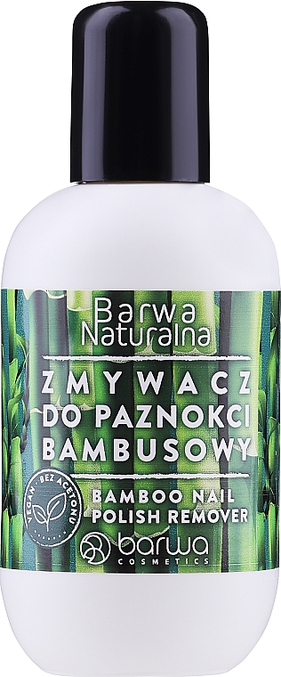 Рідина для зняття лаку, з екстрактом бамбука - Barwa Natural Nail Polish Remover