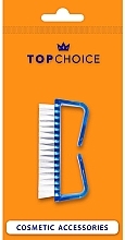 Щітка косметична для нігтів, 74301, бірюзова - Top Choice — фото N2