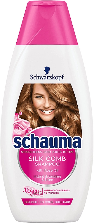 Шампунь для неслухняного волосся - Schwarzkopf Schauma Silk Comb Shampoo — фото N1