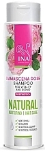 Шампунь для сухого та пошкодженого волосся "Дамасская роза" - Ina Essentials Damask Rose Shampoo — фото N1