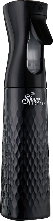 Розпилювач перукарський, чорний - The Shave Factory Spray Bottle Black — фото N1