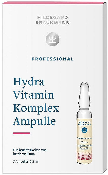 Ампулы для лица с витаминным комплексом - Hildegard Braukmann Professional Hydra Vitamin Komplex Ampulle — фото N2