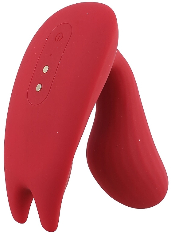 Смарт-вибратор, красный - Magic Motion Umi Smart Wearable Dual Motor Vibrator Red — фото N2