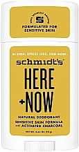 Духи, Парфюмерия, косметика Натуральный антиперспирант - Schmidt's Here +Now Natural Deodorant
