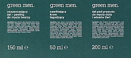 Набор - Tolpa Green Men 2024 Set (f/cl/gel/150ml + cr/50ml + sh/gel/200/ml) — фото N3