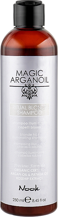 Шампунь для сяйва світлого волосся - Nook Magic Arganoil Ritual Blonde Shampoo — фото N1